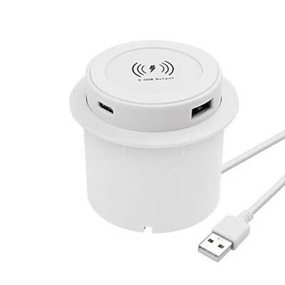 Efficient 3 in 1 Wireless Charger with Up Ports Perfect for Home Office Use - Image 1 of 3