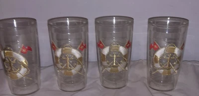 Vaso Tervis vasos de plástico doble pared 16z parche vintage insertar anclaje navegación Foto 1 de 4