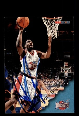 Signed Basketball Card Auto Mark Bryant 1996-97 Hoops #58 Houston Rockets - Image 1 of 2