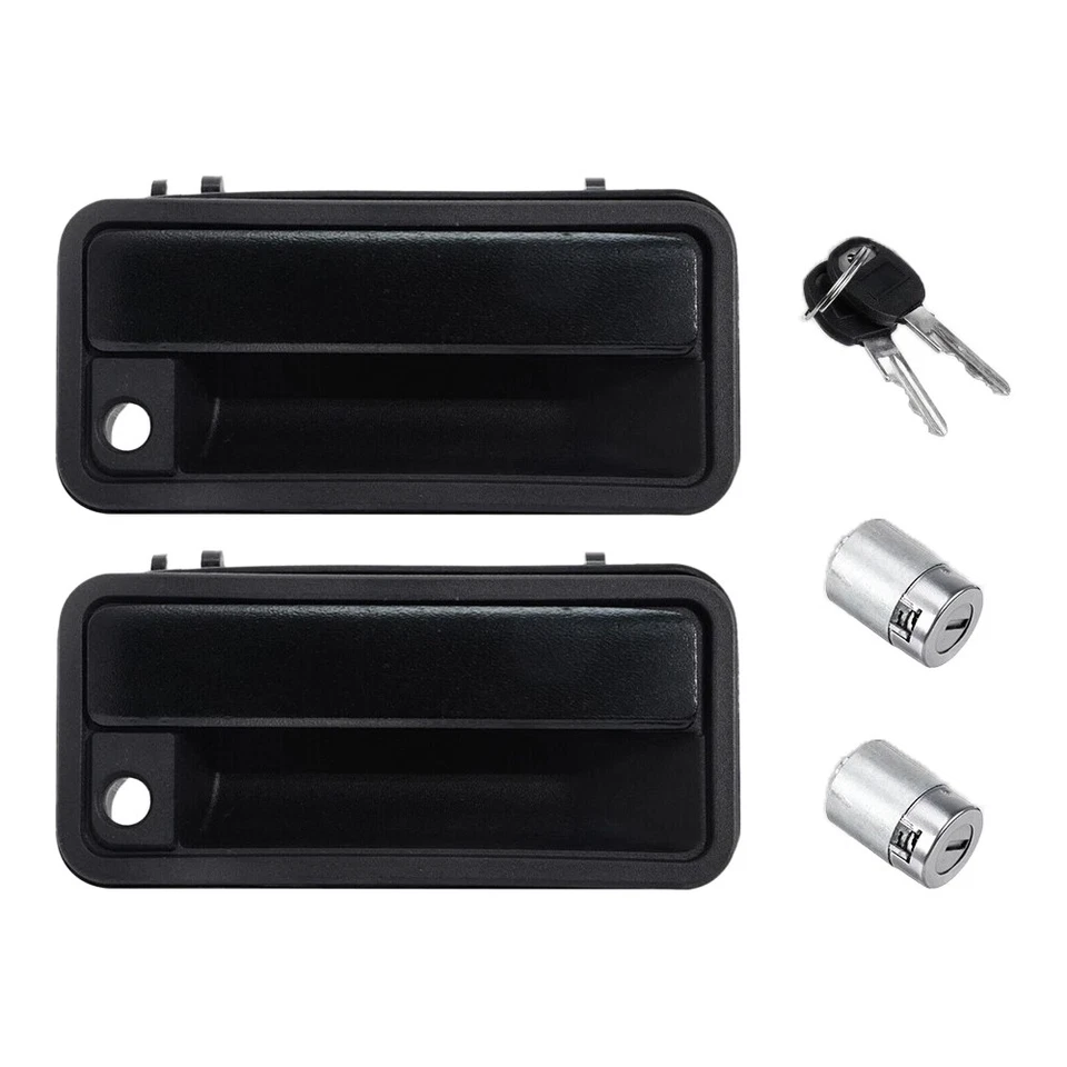For 1988-1994 Chevrolet C1500 GMC K1500 2PCS Front Door Handle w/ Lock 15742229 - Image 1 of 4