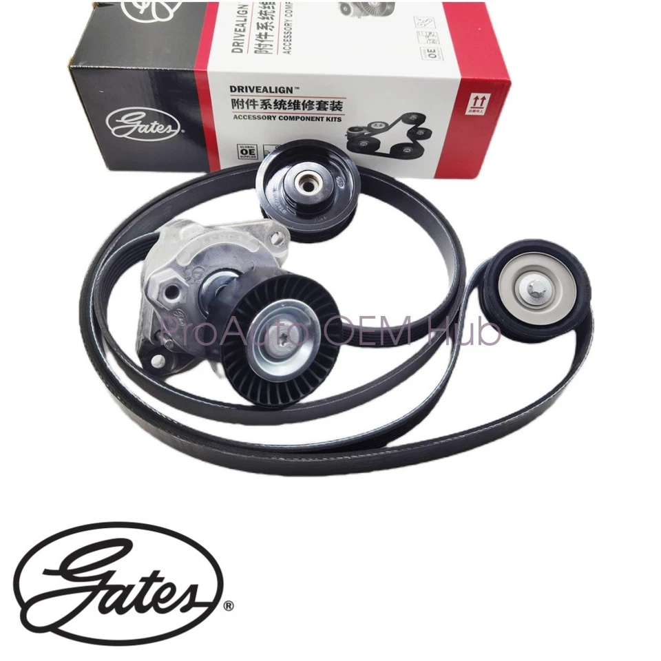 For Mercedes C300 E350 ML350 C350 R350 3.5L A2722020819 OEM Gates Belt Drive Kit - Image 1 of 4