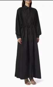 Matteau cotton poplin shirt dress in black size 5/UK14 - Picture 1 of 11