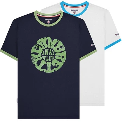 Camisa para hombre Lambretta Festival Tinger informal retro SKA tallas M a 4XL Foto 1 de 3