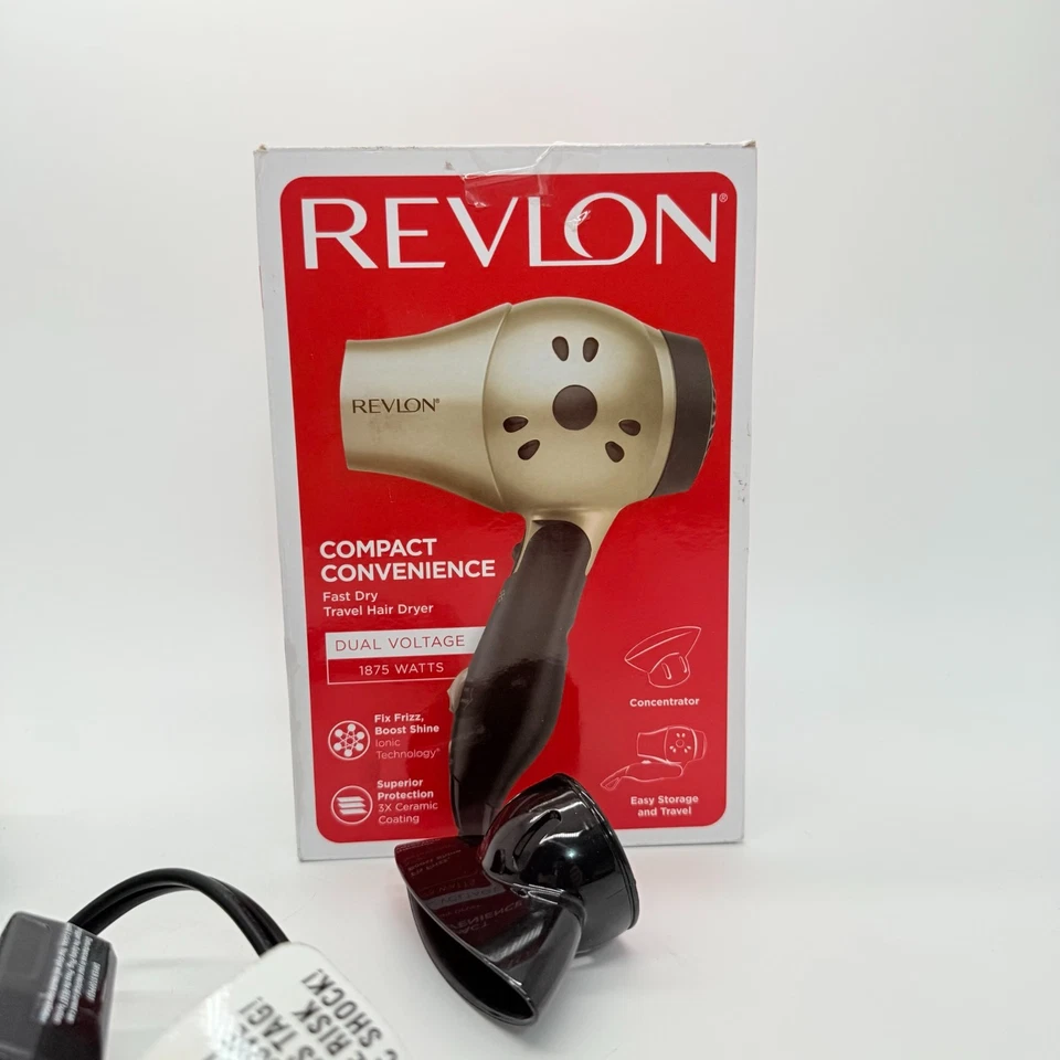 Revlon RVDR5005 Heat Fast Dry Travel Styler 1875 Watt Folding