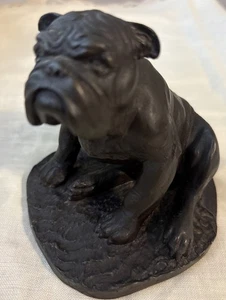 Estatuilla Bulldog Herencias De Colección - Jean Spouse Resina Bronce Fundido Inglaterra (B) - Imagen 1 de 5