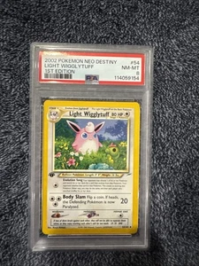 Light Wigglytuff #54 Neo Destiny 1st Edition PSA 8 NM-MT ๐ฅ *New Cert* - Picture 1 of 3