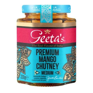 Geetas 6er Pack x 230g Premium Mango Chutney Medium - Bild 1 von 1