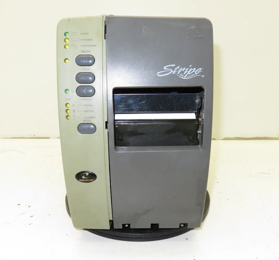 Zebra Stripe S600 Monochrome Thermal Label Barcode Printer - Print Issues - Image 1 of 4