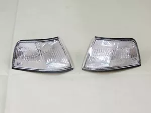 CHROM Corner Lamp Light LH RH Pair For HONDA 1988-1989 3DR Civic EF9 ED 4th - Picture 1 of 4