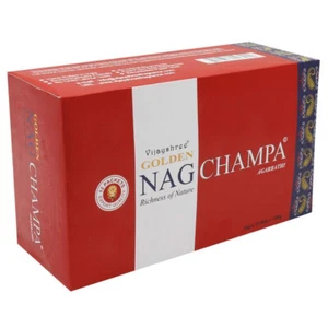 Vijayshree Golden Nag Champa Agarbatti Perfume Incense Sticks 180Gms,12 Boxes - Picture 1 of 4
