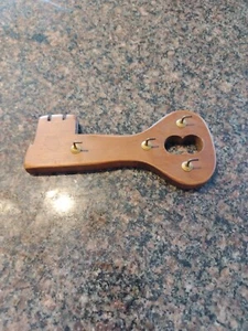 Vintage Steincraft Wooden Key Holder 4 Hooks Key Rack MCM Measurements In Pics - Picture 1 of 7