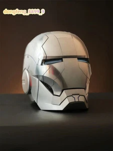 NEW AutoKing Iron Man Silvery Golden MK5 Mask Helmet Wearable Voice Control Gift - Picture 1 of 8