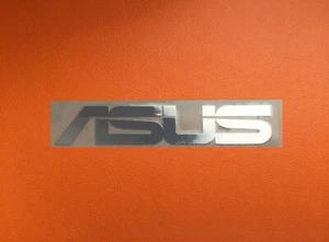1 pcs Sticker for ASUS Skylake Silver Chrome Color Logo Decal Badge 45mm x 8mm - Picture 1 of 1