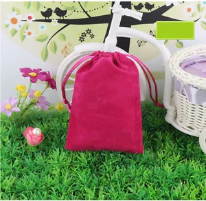 10 pcs Large 7.5"x10" Velvet Bags Jewelry Wedding Party Gift Drawstring Pouches - Picture 1 of 6