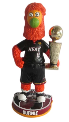 Burnie Miami Heat NBA Championship Bobblehead NBA Basketball Cover