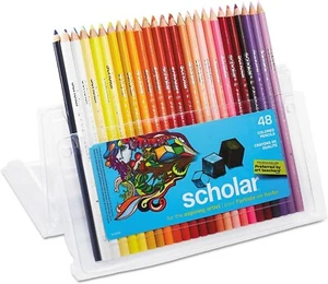 Prismacolor Scholar Colored Pencils, Adult Coloring, 48 Pack - Picture 1 of 4