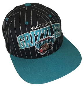 Vancouver Grizzlies Mitchell & Ness Rayas Snapback Sombrero NBA Madera Dura Clásico - Imagen 1 de 10
