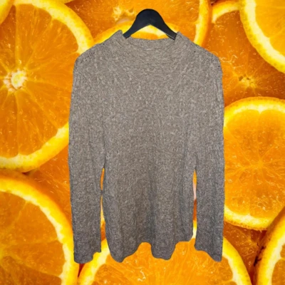 Eight Eight Eight White/Tan/Light Blue Knit Sweater Size Large - Image 1 of 4