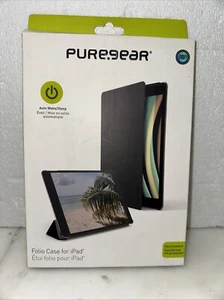 PureGear Folio Case for Apple iPad (5/6th Gen.)- Black/Clear - Picture 1 of 2