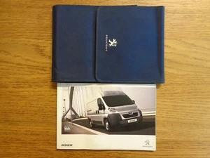 Peugeot Boxer Owners Handbook Manual and Wallet 09-14 - Picture 1 of 1