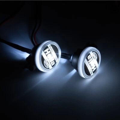 2x LED RC Spotlights Scheinwerfer Stoßstange Lampe Hella RC Auto Rally Tamiya - Bild 1 von 4