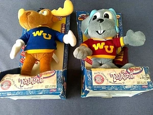 VINTAGE ROCKY AND BULLWINKLE TALKING DOLLS APPROX. 12 in.TALL IN ORIGINAL BOXES - Picture 1 of 11