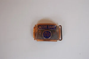Rare Ornate Mid Century University of Notre Dame Jenkins Belt Buckle - Picture 1 of 2