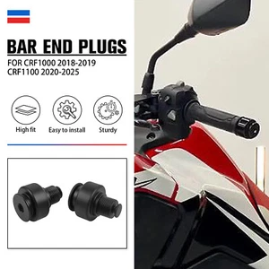 Handlebar Grips Bar End Cap Plugs Slider For Honda CRF1100L CRF1000L Africa Twin - Picture 1 of 9
