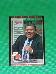 2005 ROMEO CRENNEL BOWMAN CHROME COACH CARD #57 CLEVELAND BROWNS PATRIOTS  - Picture 1 of 2