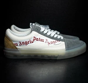 Size 10.5 - VANS Palm Angels x Old Skool VLT LX Pewter Low - NEW - FAST SHIP! - Picture 1 of 7