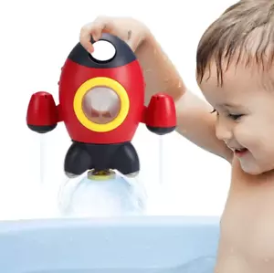 Vasca da bagno a forma di razzo spaziale giocattoli per bambini piccoli - Foto 1 di 11