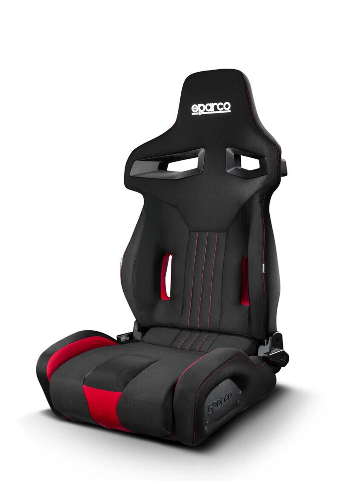 Sparco 009011NRRS Black/Red Universal R333 Street Seat 2022