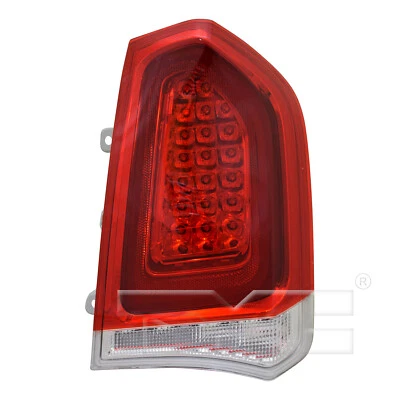 TYC Right Side Tail Light Assembly for Chrysler 300 Chrome Color 2015-2020 Model - Image 1 of 4
