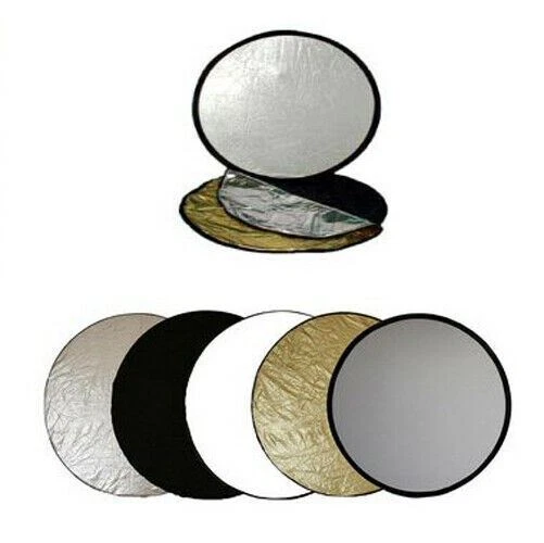 Photography Light Reflector 80cm Collapsible 5 in 1 Studio Disc