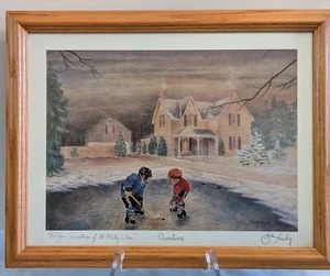 Canadian Framed Print "Overtime" by John Newby. Signed /Professionally Framed - Picture 1 of 11