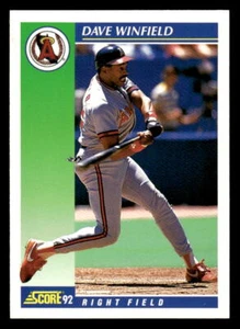 Dave Winfield 1992 puntuación #32 California Angels - Imagen 1 de 2