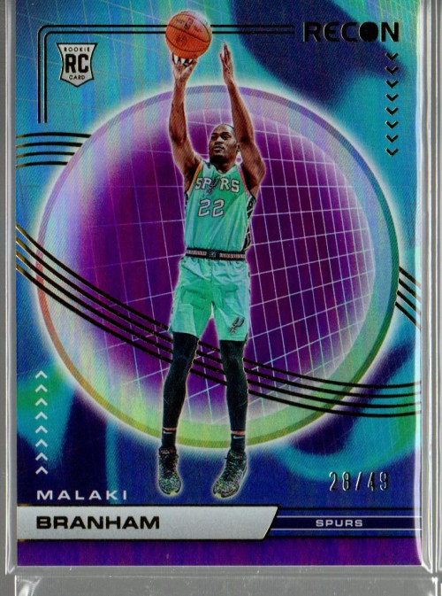2022-23 Panini Recon Holo Purple #243 Malaki Branham /49