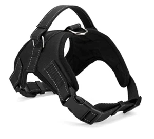 Gilet di controllo regolabile senza pull cane imbracatura per animali domestici cane riflettente XS S M XXL nero - Foto 1 di 2