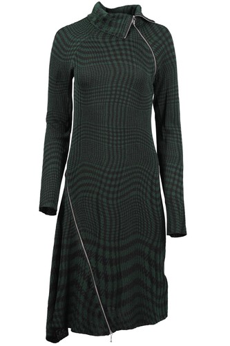 ABITO MIDI PICCOLO MISTO LANA VERDE BURBERRY