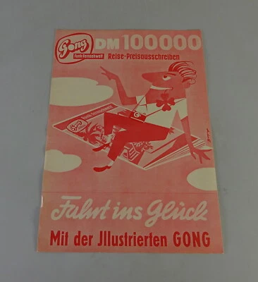 Lista de precios de Gong Prospect Sheet con Ford Taunus 12M / BMW Isetta, etc. Foto 1 de 2