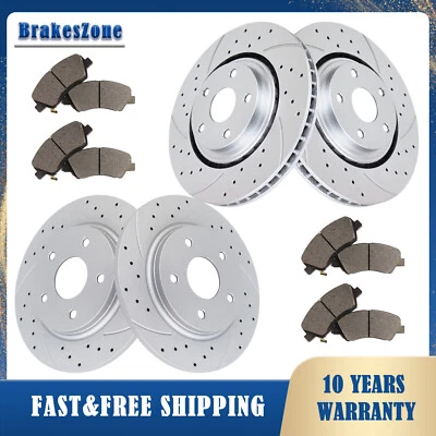 Almohadillas de rotores de disco delanteros de 302 mm y traseros aptas para frenos Dodge Journey 2009-2011 Foto 1 de 4