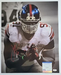 Justin Tuck Signed Auto LARGE 16x20 Photo PSA/DNA COA New York Giants - Picture 1 of 5