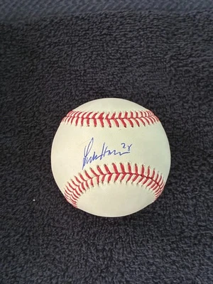 LUKE HOLMAN AUTOGRAPHED RAWLINGS OML BASEBALL JSA LSU TIGERS MLB REDS - Image 1 of 4