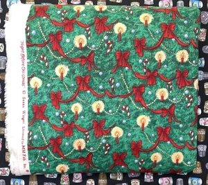 Christmas Fabric - Susan Winget “night before Christmas” cotton by the yard - Picture 1 of 4