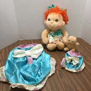 Vintage 1985 Hugga Bunch Tickles & Gigglet Plüsch Puppen Kenner + Nook & Nooklet - Bild 1 von 16