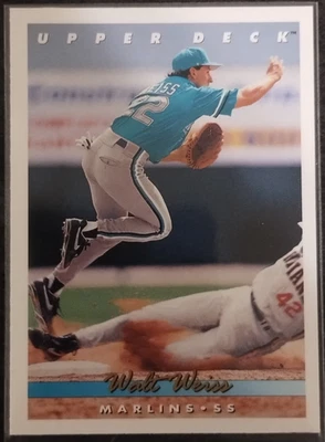 1993 Upper Deck - Walt Weiss #533 - Image 1 of 2