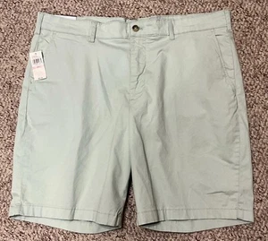 IZOD Saltwater Stretch Chino Classic Fit Pastel Green Beach Shorts Men’s 40 - Picture 1 of 3