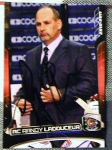 10-11 Hamilton Bulldogs Randy Ladouceur SGA Signed Card Auto - Imagen 1 de 1
