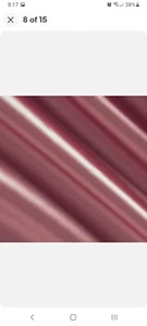 Shiny Stretch Satin 1 yard Medium-Heavy Weight Fabric  Mauve / Pink - Picture 1 of 3