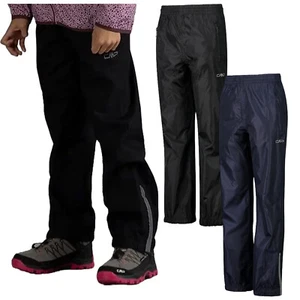 Pantalones CMP Junior Empacables Impermeables Ligeros Costuras Cintas Bolsillos con Cremallera - Imagen 1 de 10